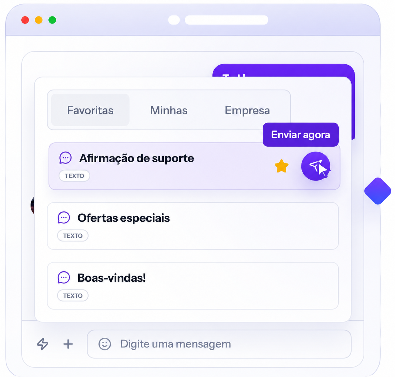Respostas rápidas de todos os tipos